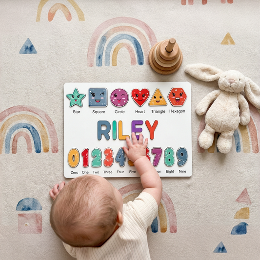 Personalized Name Puzzle - Vibrant - Scholar Collection