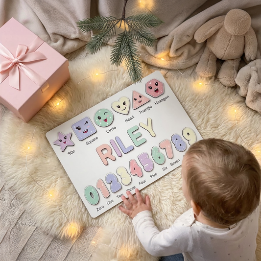 Personalized Name Puzzle - Pastel - Scholar Collection