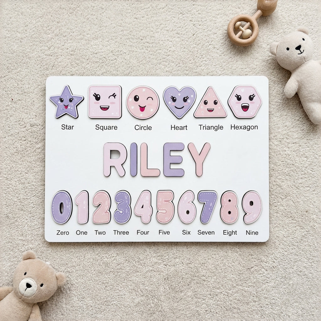 Personalized Name Puzzle - Lilac - Scholar Collection