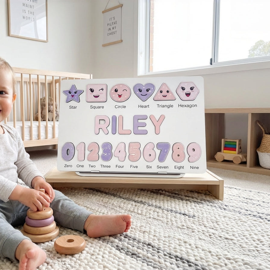 Personalized Name Puzzle - Lilac - Scholar Collection