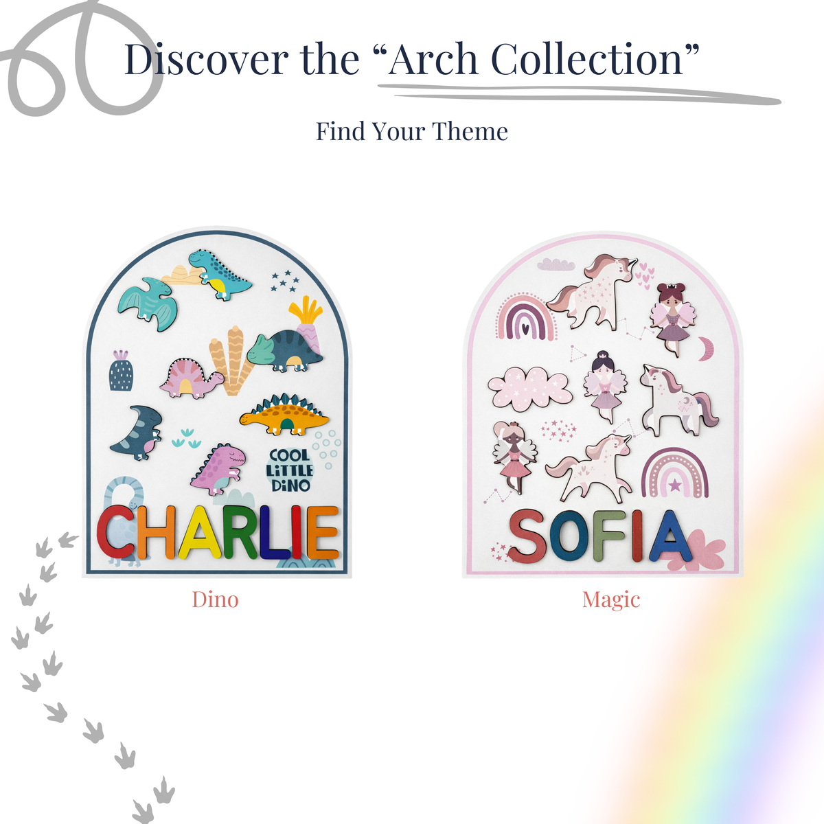 Personalized Name Puzzle - Magic - Arch Collection