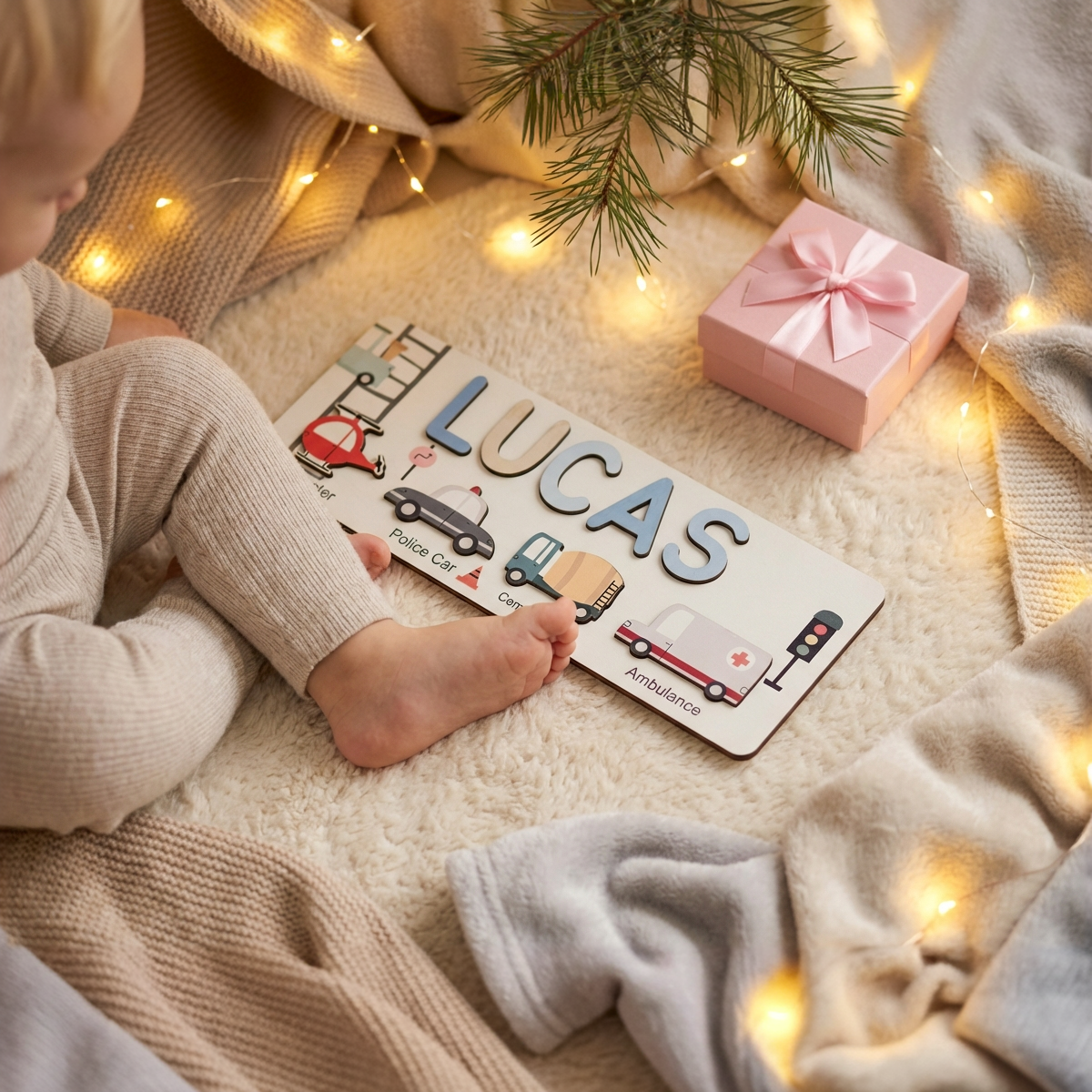 Personalized Name Puzzle - Vehicles - Journey Collection