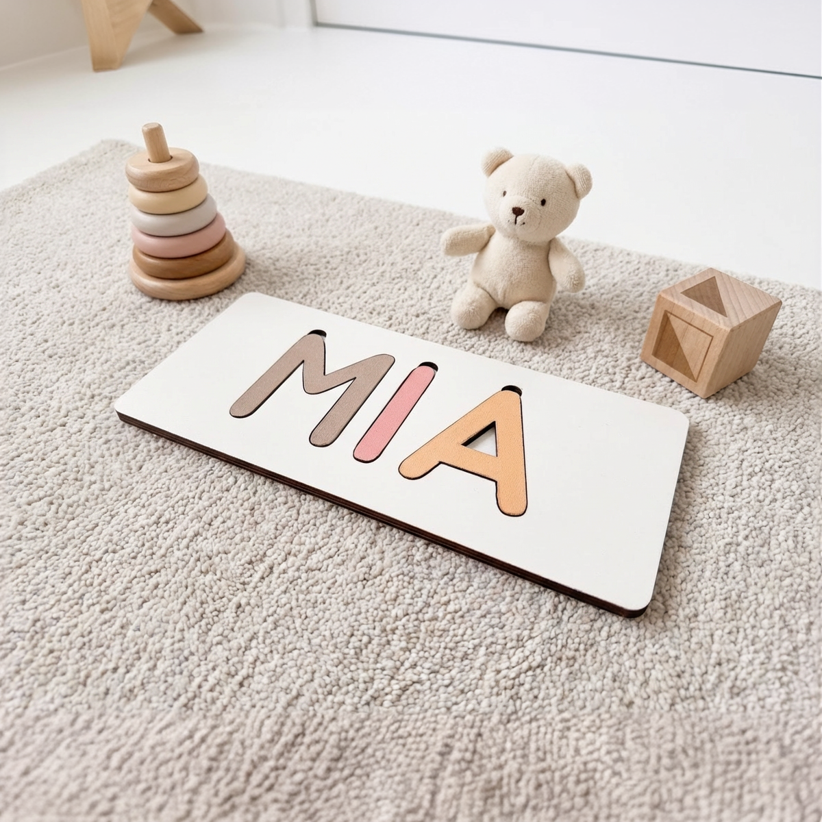 Personalized Name Puzzle - Boho - Classic Collection
