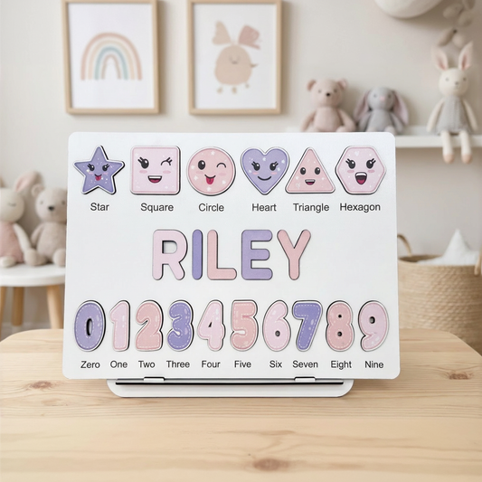 Personalized Name Puzzle - Lilac - Scholar Collection