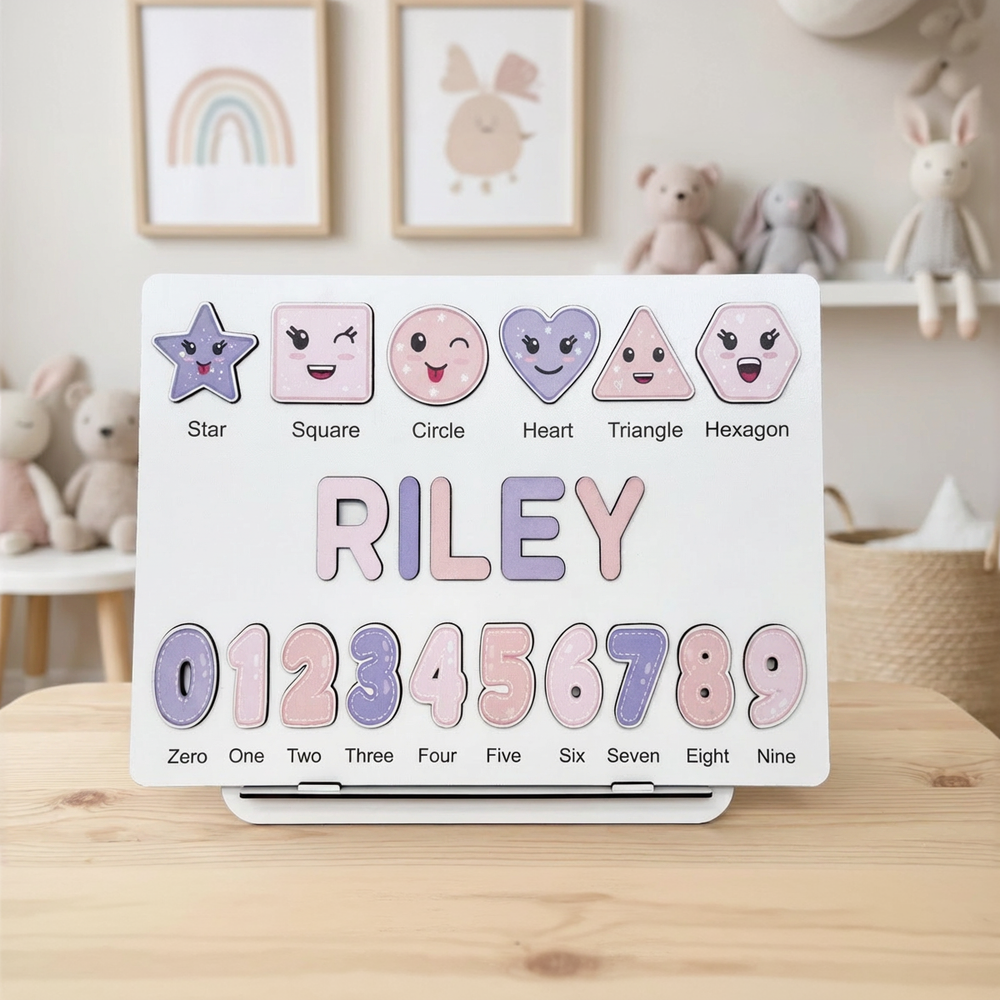 Personalized Name Puzzle - Lilac - Scholar Collection