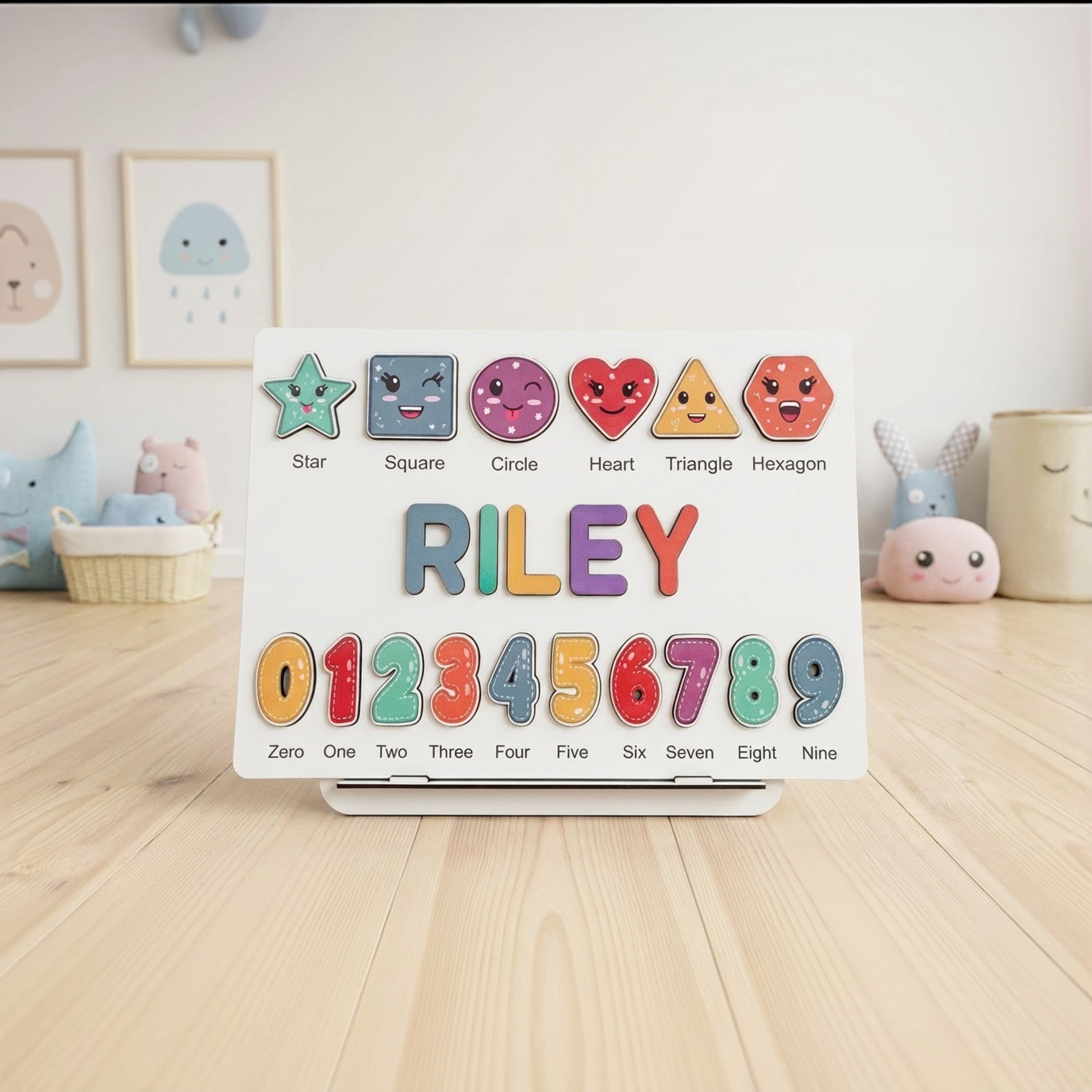 Personalized Name Puzzle - Vibrant - Scholar Collection