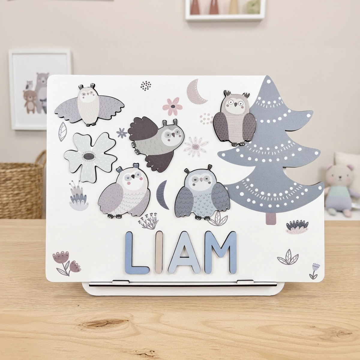 Personalized Name Puzzle - Owl - Storyboard Collection