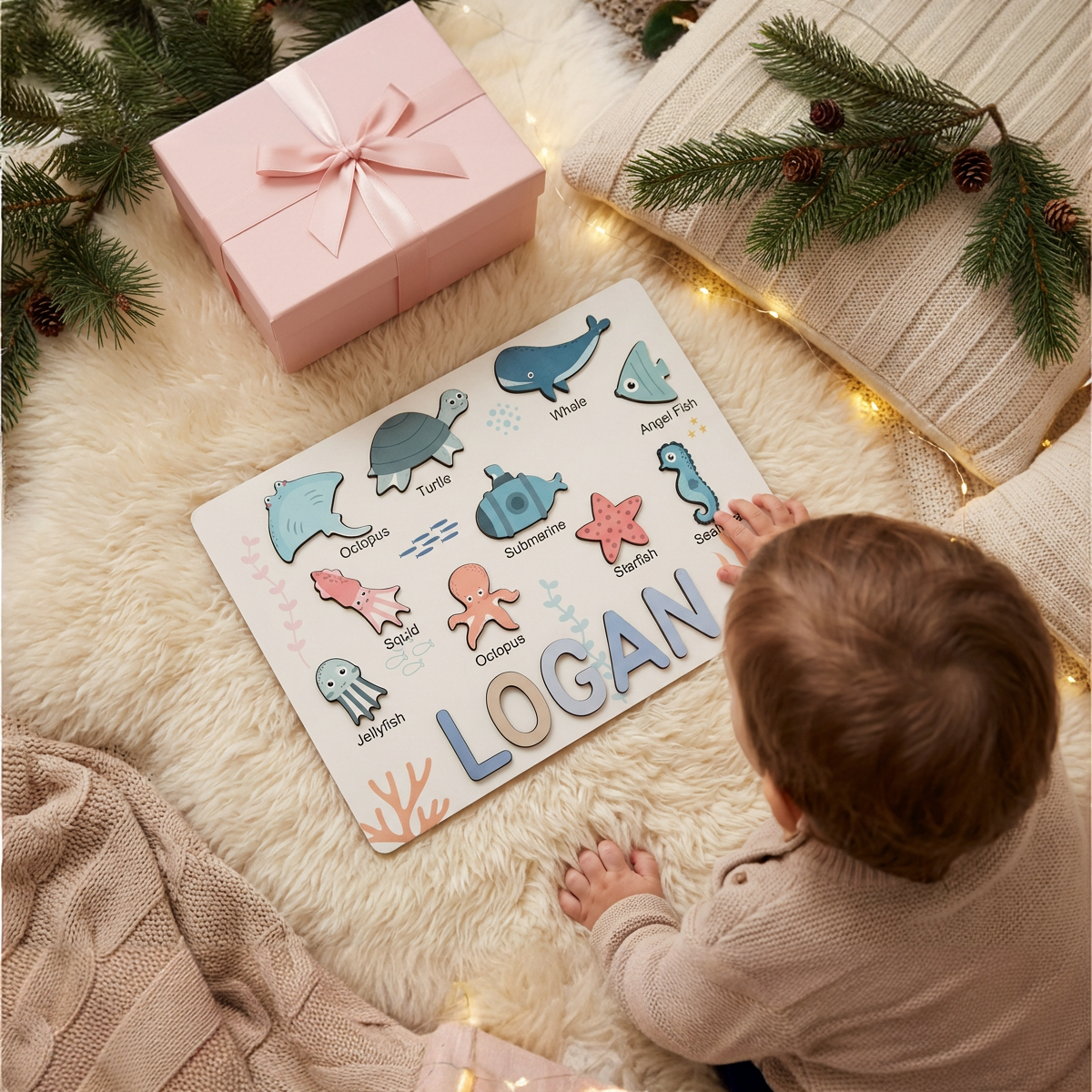Personalized Name Puzzle - Ocean - Storyboard Collection