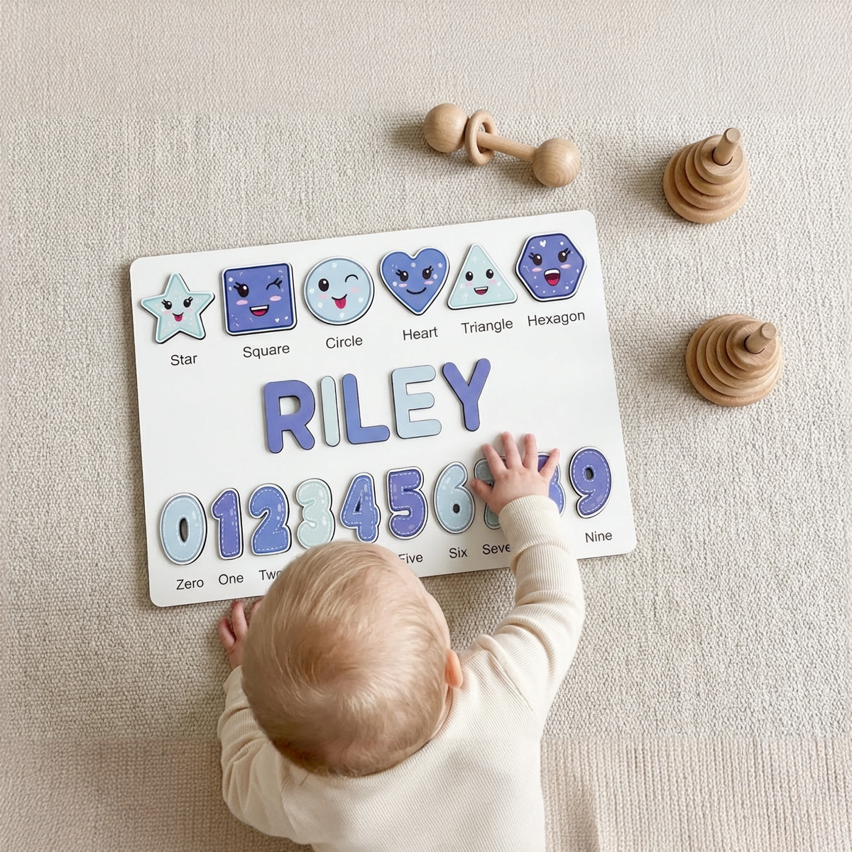 Personalized Name Puzzle - Ocean - Scholar Collection