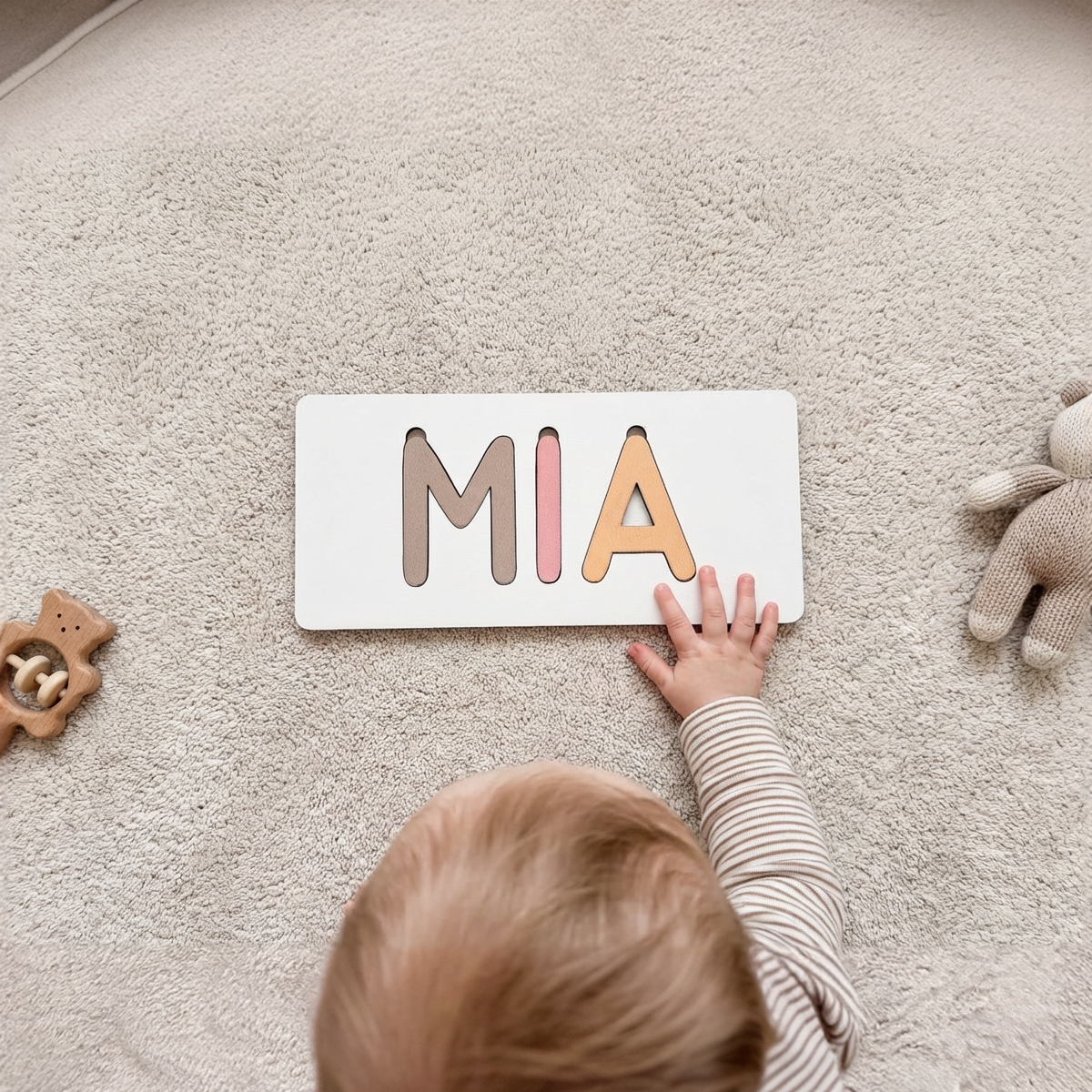 Personalized Name Puzzle - Boho - Classic Collection