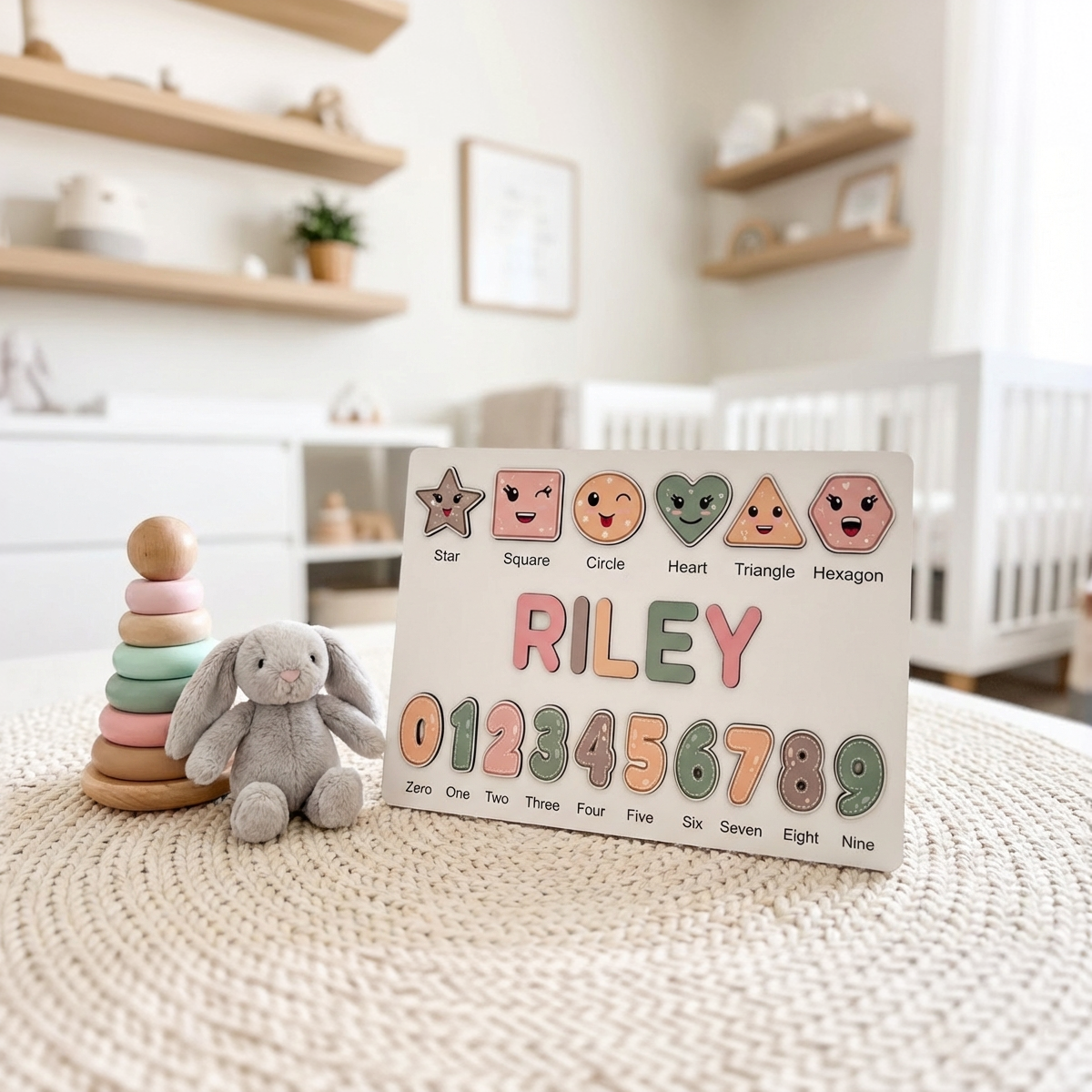 Personalized Name Puzzle - Boho - Scholar Collection