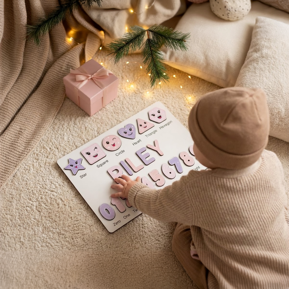 Personalized Name Puzzle - Lilac - Scholar Collection