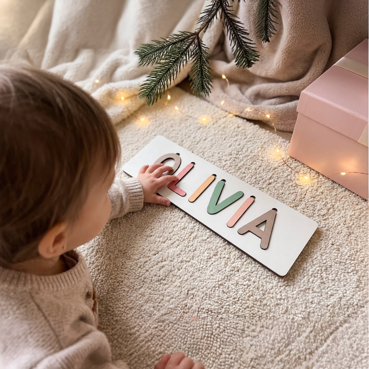 Personalized Name Puzzle - Boho - Classic Collection
