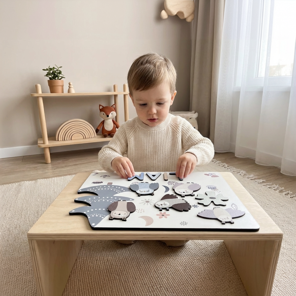 Personalized Name Puzzle - Owl - Storyboard Collection