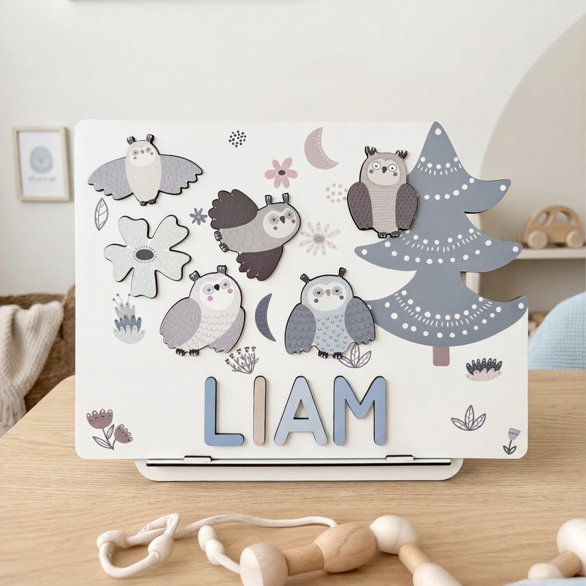 Personalized Name Puzzle - Owl - Storyboard Collection