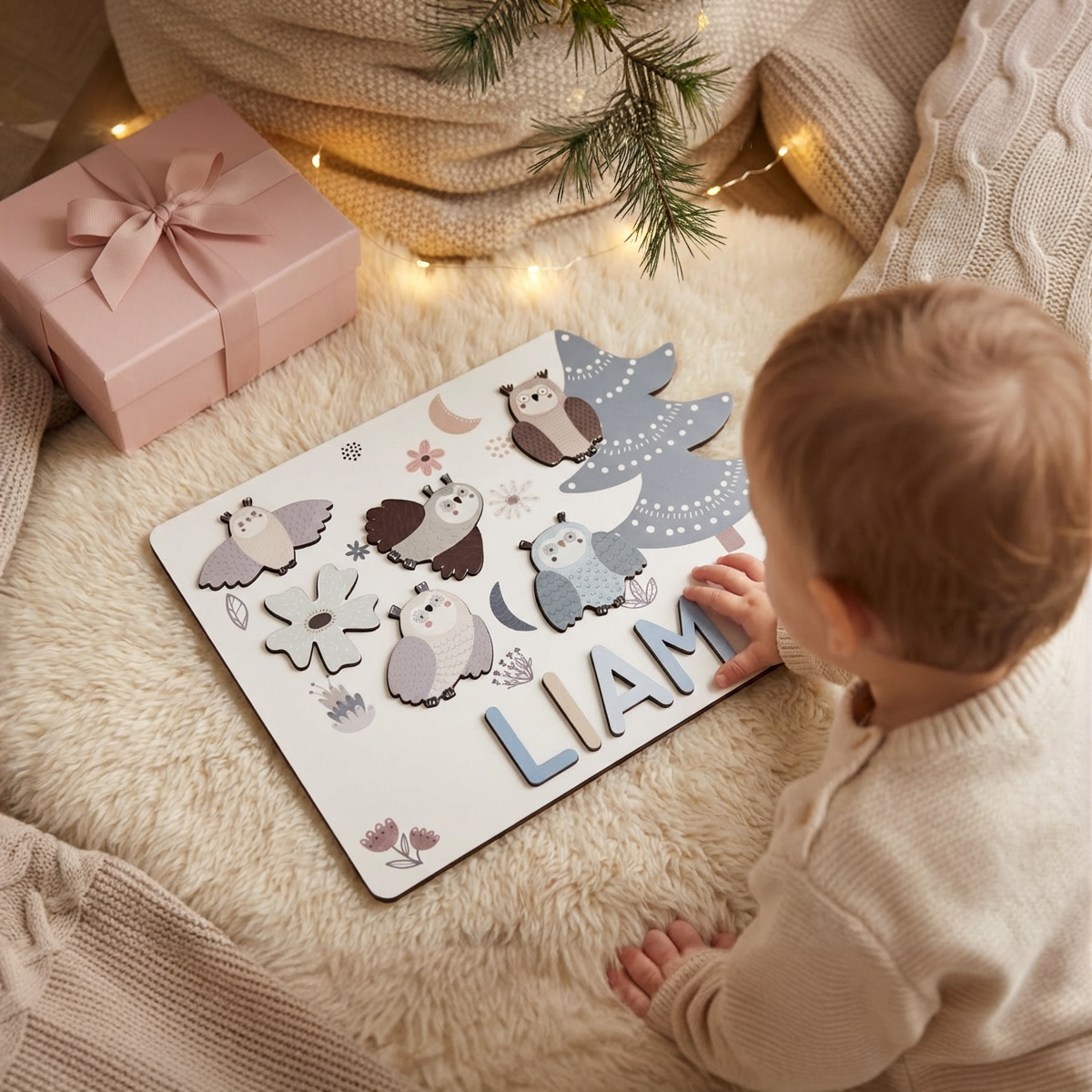 Personalized Name Puzzle - Owl - Storyboard Collection
