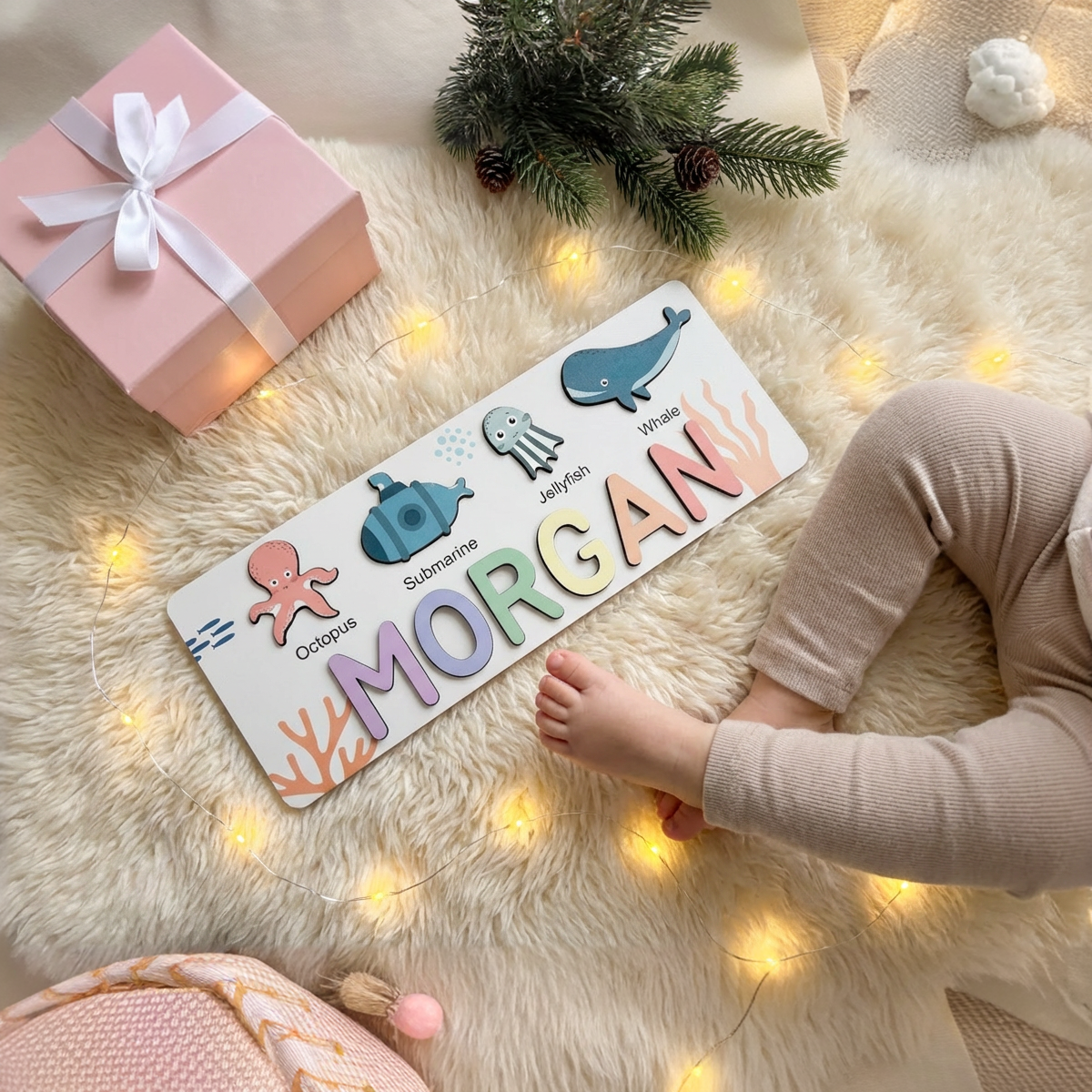 Personalized Name Puzzle - Ocean - Journey Collection