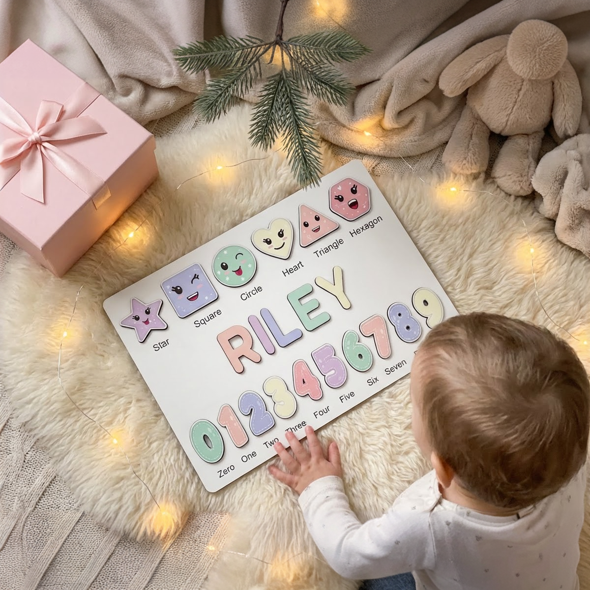 Personalized Name Puzzle - Pastel - Scholar Collection