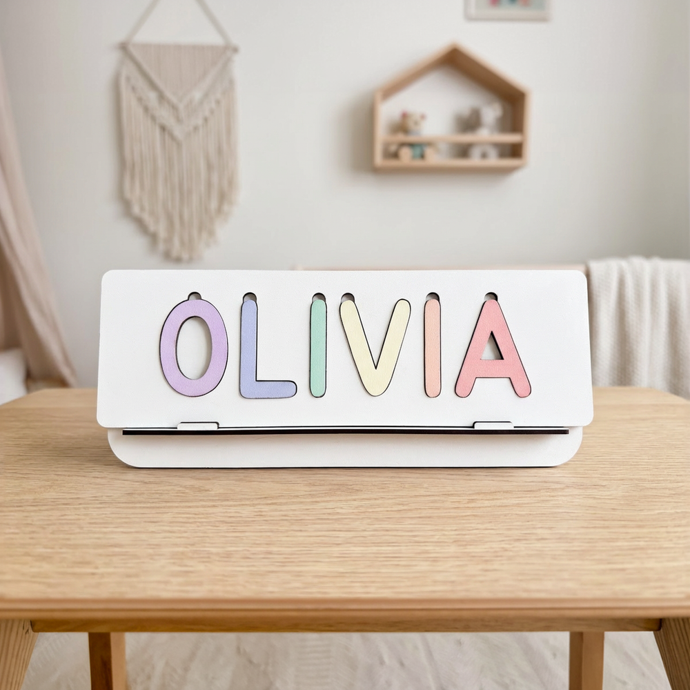 Personalized Name Puzzle - Pastel - Classic Collection