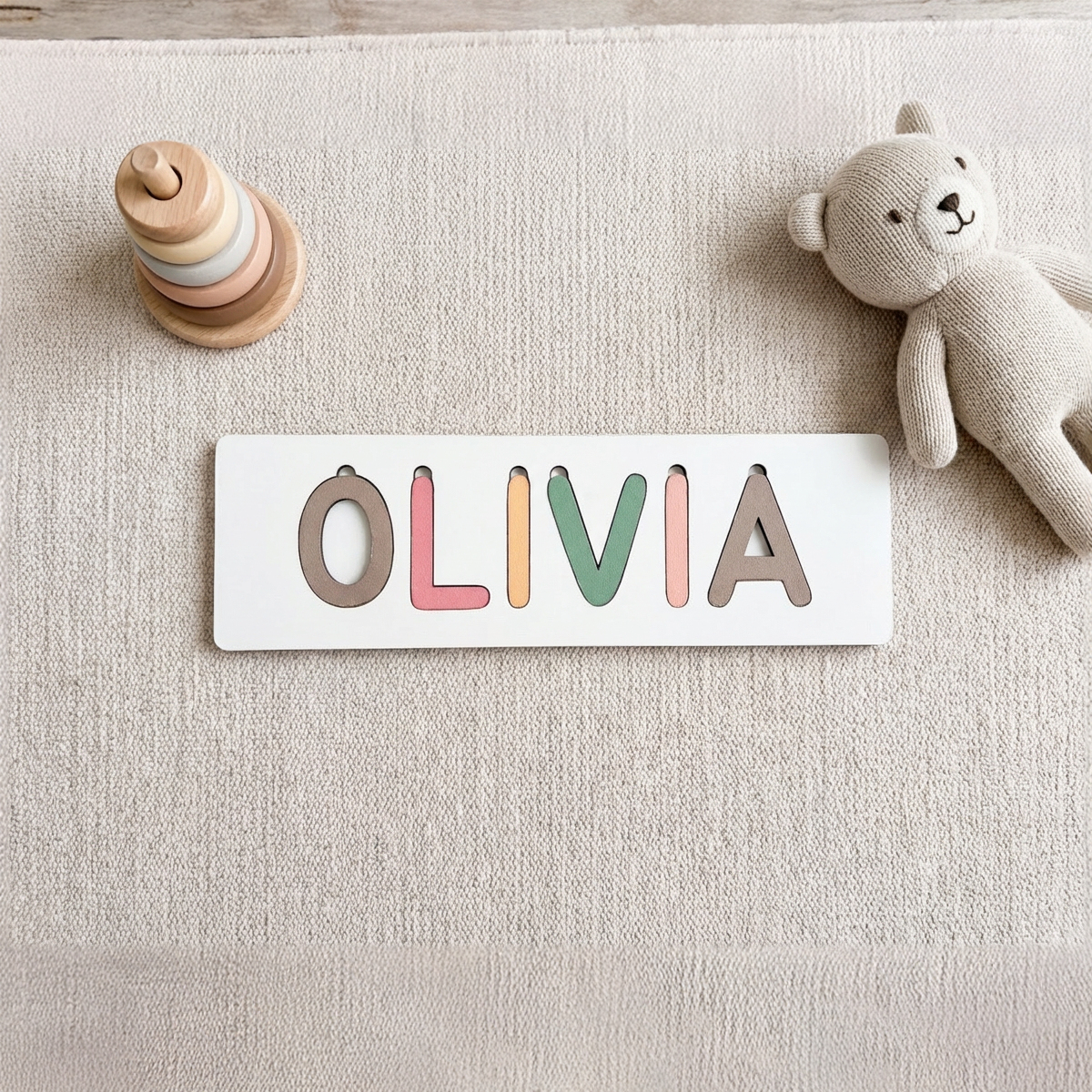 Personalized Name Puzzle - Boho - Classic Collection