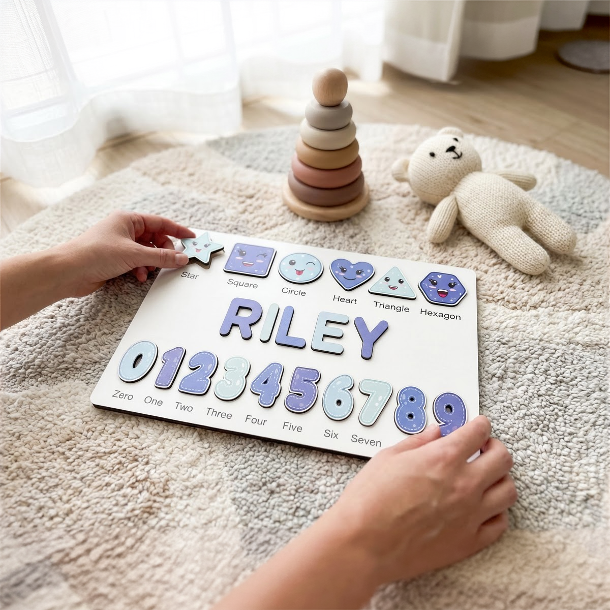 Personalized Name Puzzle - Ocean - Scholar Collection