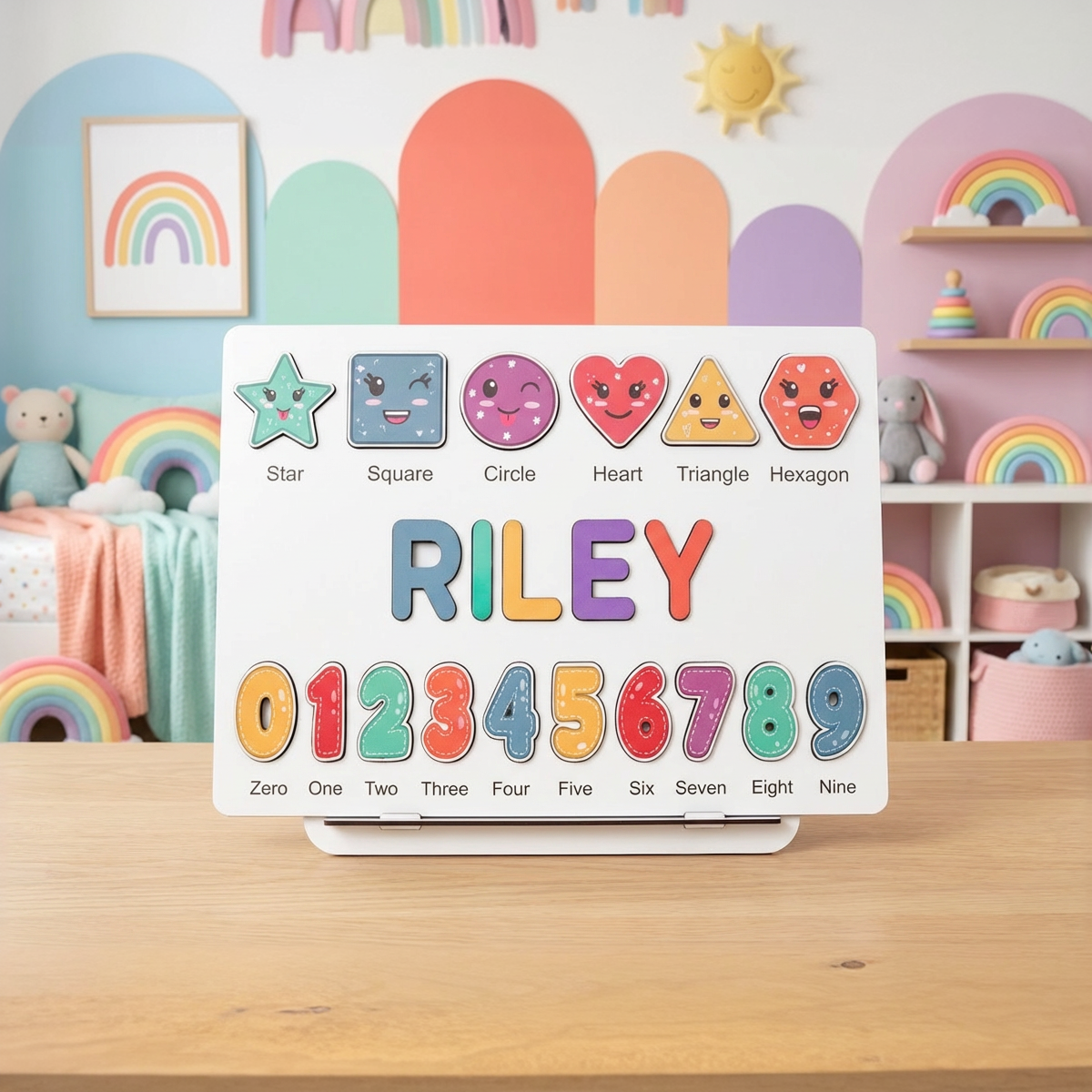 Personalized Name Puzzle - Vibrant - Scholar Collection