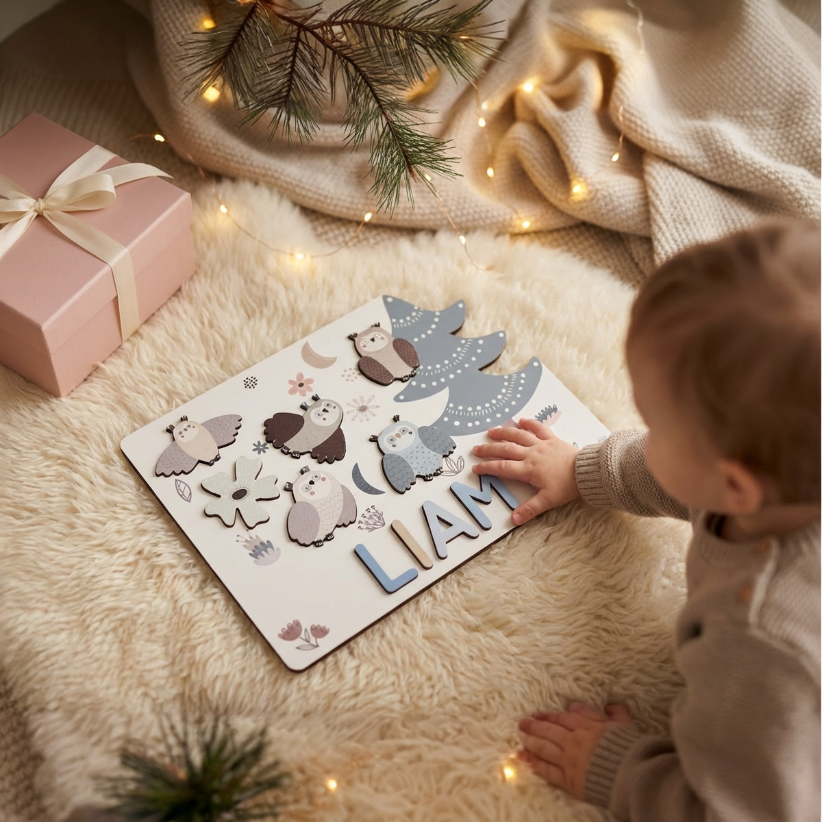 Personalized Name Puzzle - Owl - Storyboard Collection