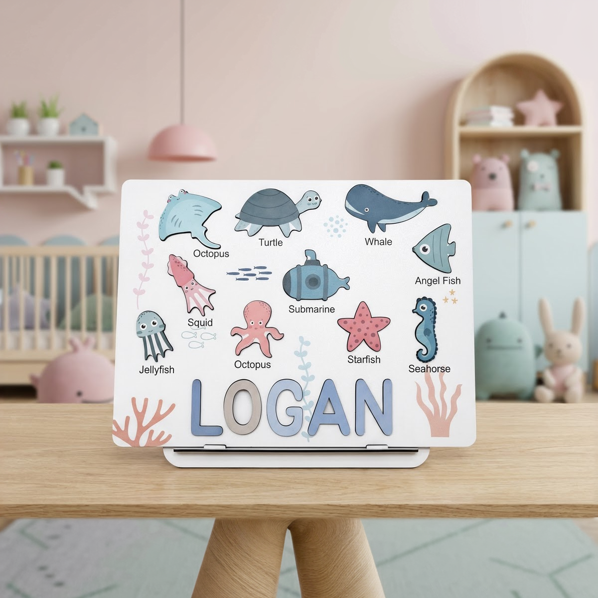 Personalized Name Puzzle - Ocean - Storyboard Collection