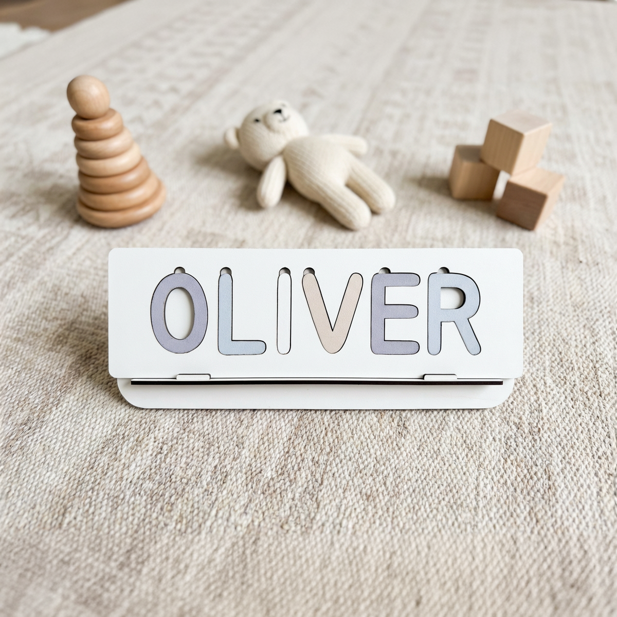 Personalized Name Puzzle - Mist - Classic Collection