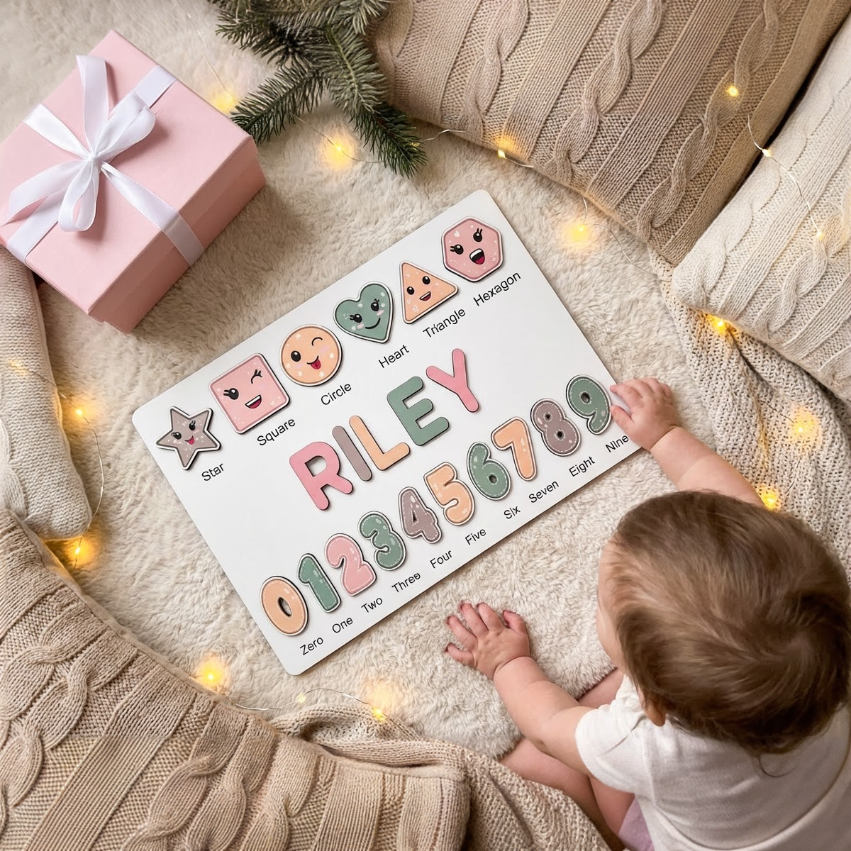 Personalized Name Puzzle - Boho - Scholar Collection