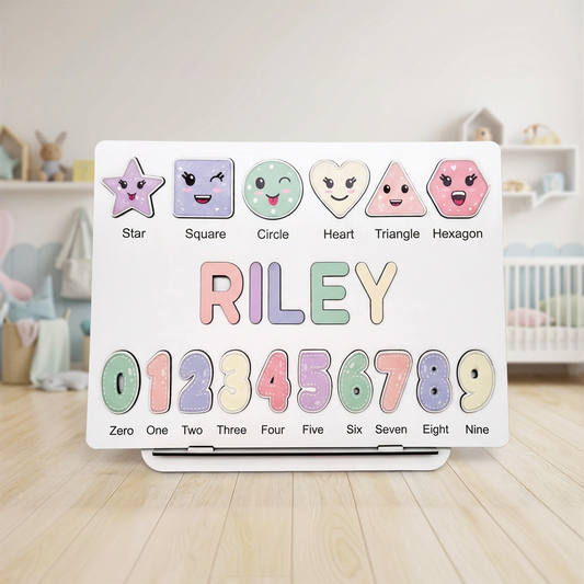 Personalized Name Puzzle - Pastel - Scholar Collection