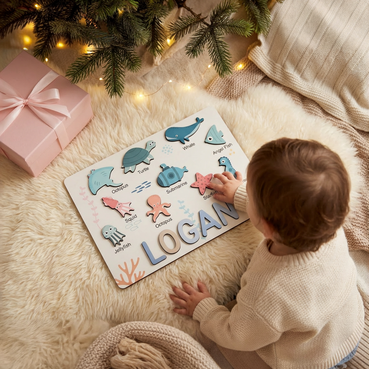 Personalized Name Puzzle - Ocean - Storyboard Collection