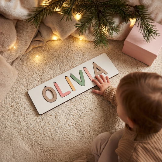 Personalized Name Puzzle - Boho - Classic Collection