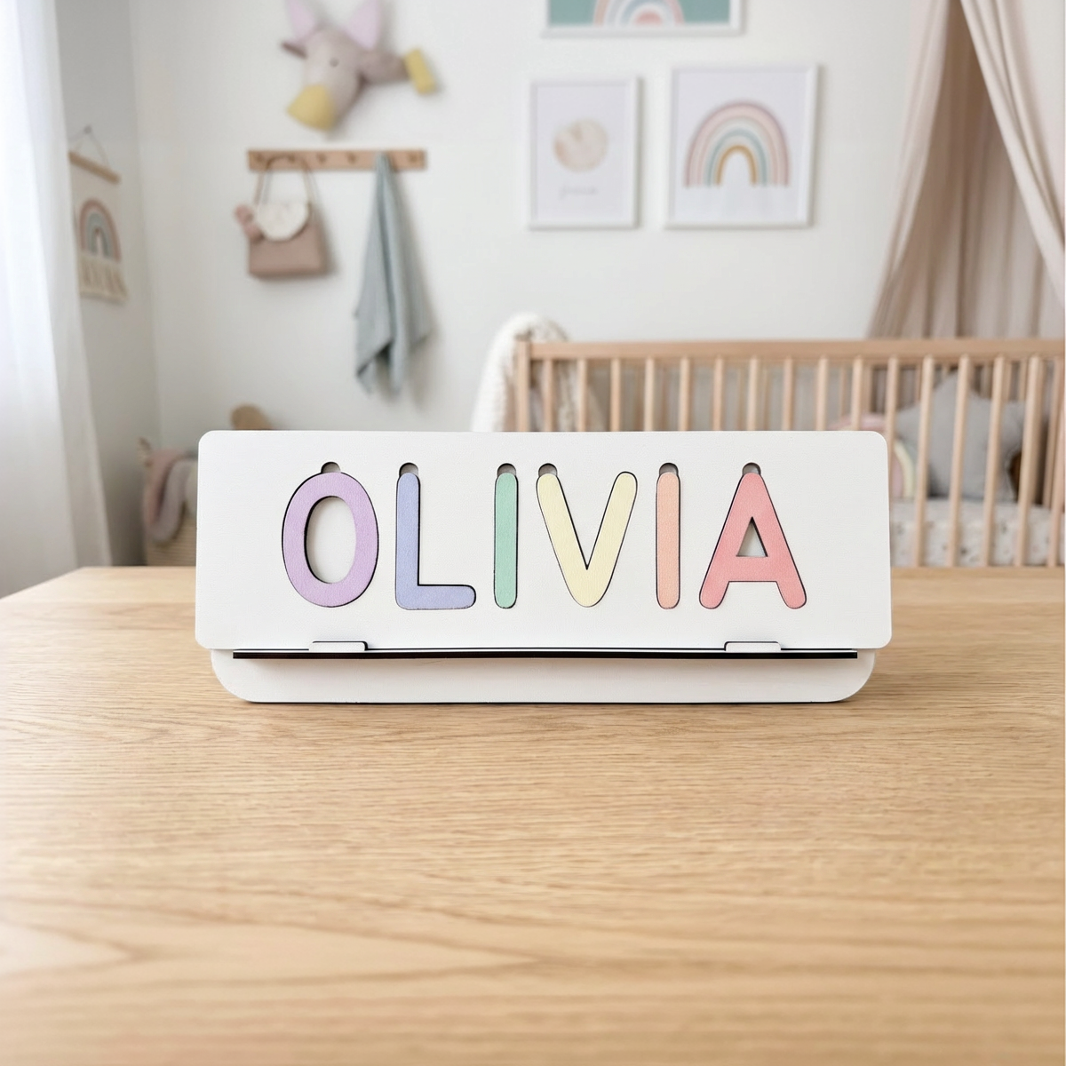 Personalized Name Puzzle - Pastel - Classic Collection