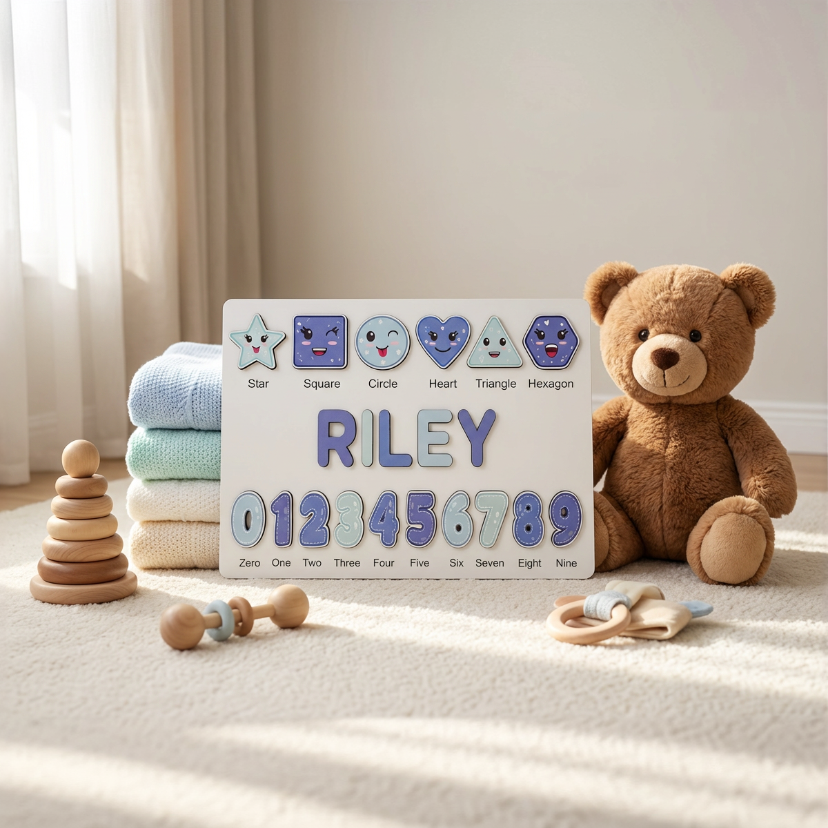 Personalized Name Puzzle - Ocean - Scholar Collection