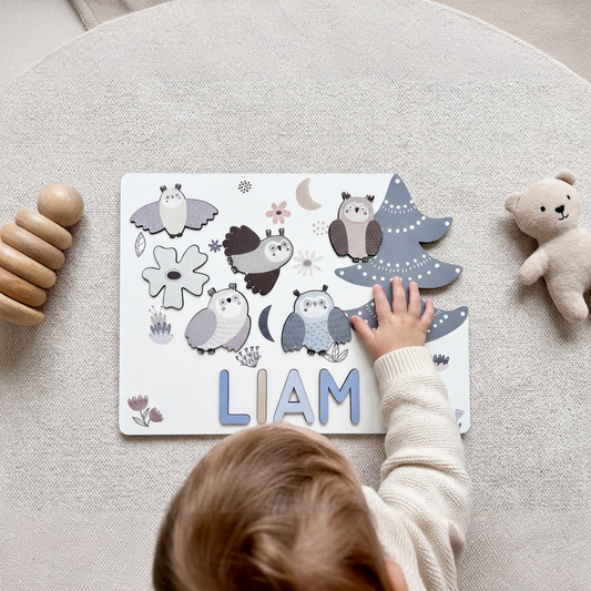 Personalized Name Puzzle - Owl - Storyboard Collection