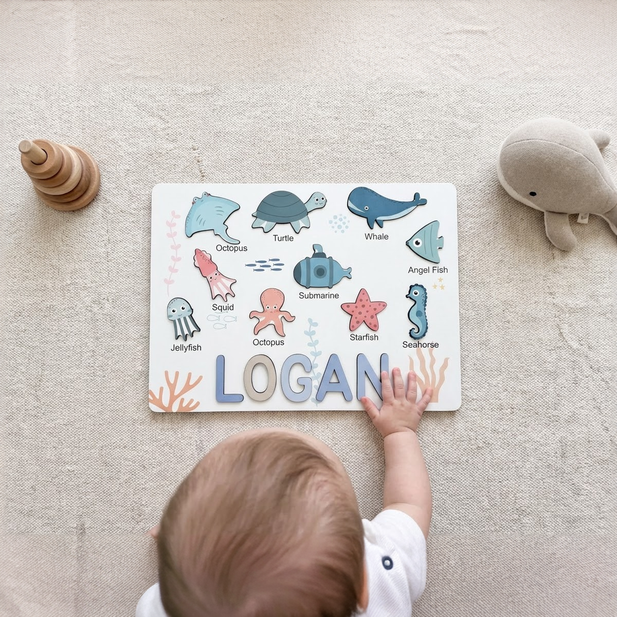Personalized Name Puzzle - Ocean - Storyboard Collection