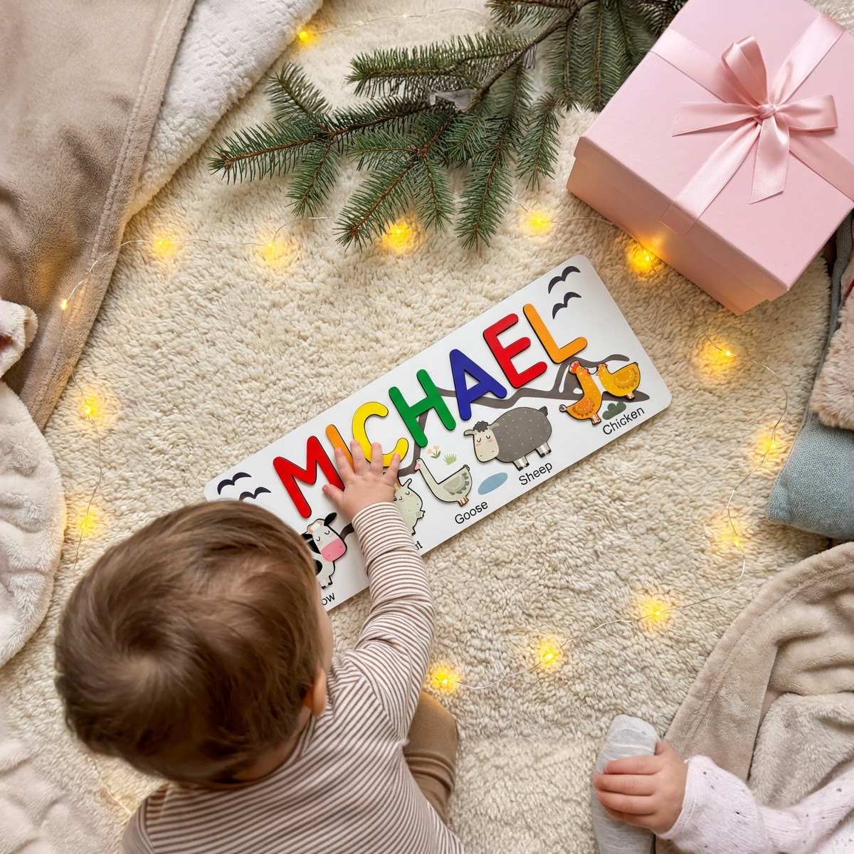 Personalized Name Puzzle - Farm - Journey Collection